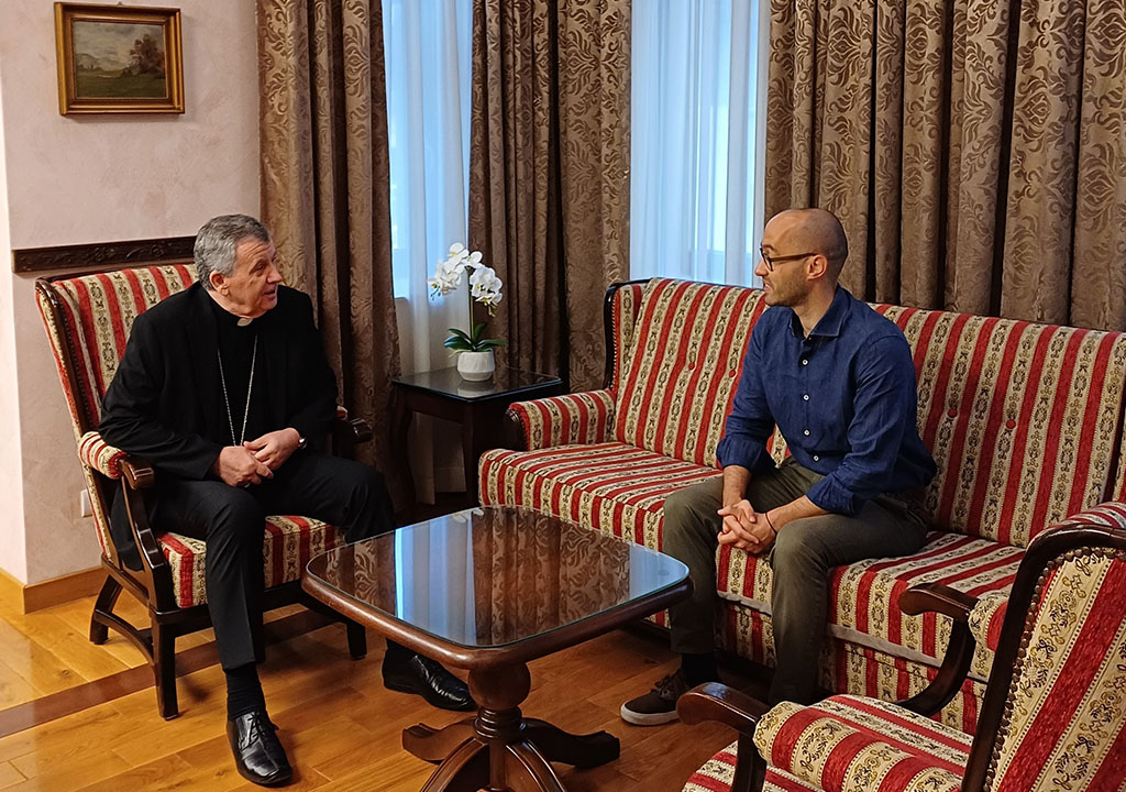 Susret nadbiskupa Vukšića i Pierfilippa Saviottija