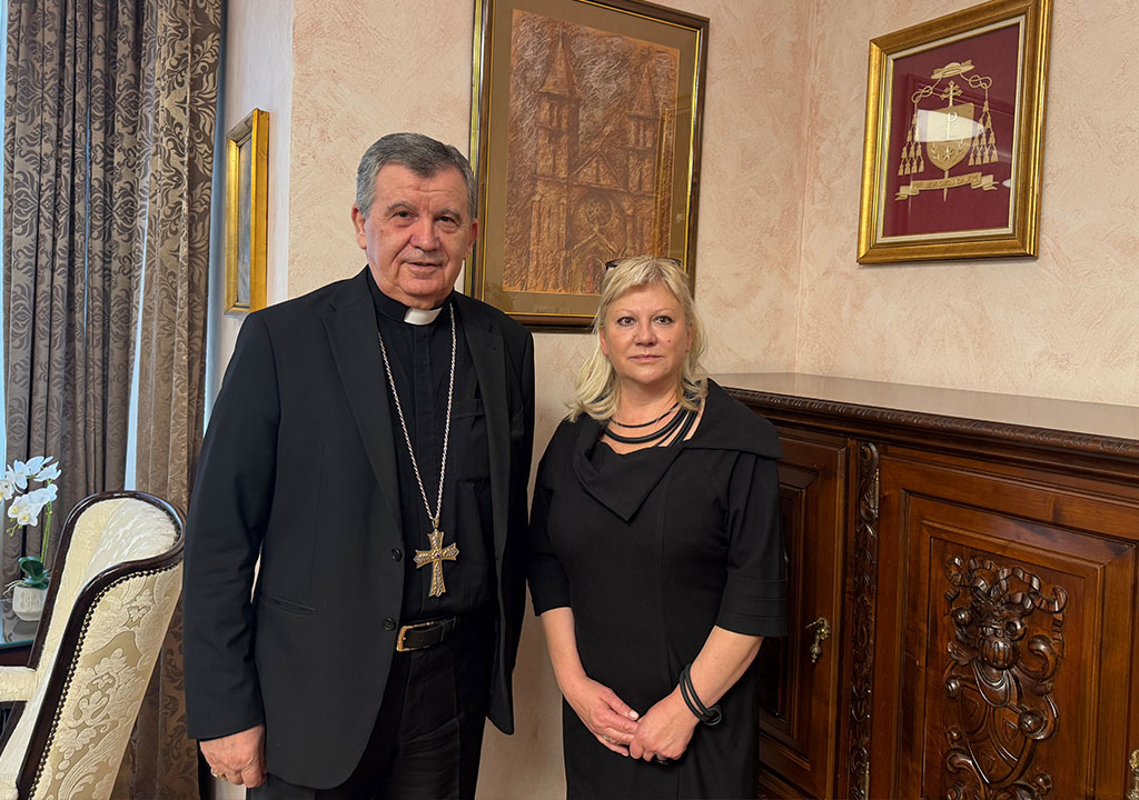 Susret nadbiskupa Vukšića i ministrice Vlaisavljević