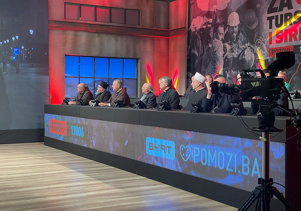 Nadbiskup Vukšić sudjelovalo u „Teletonu“ za Siriju i Tursku