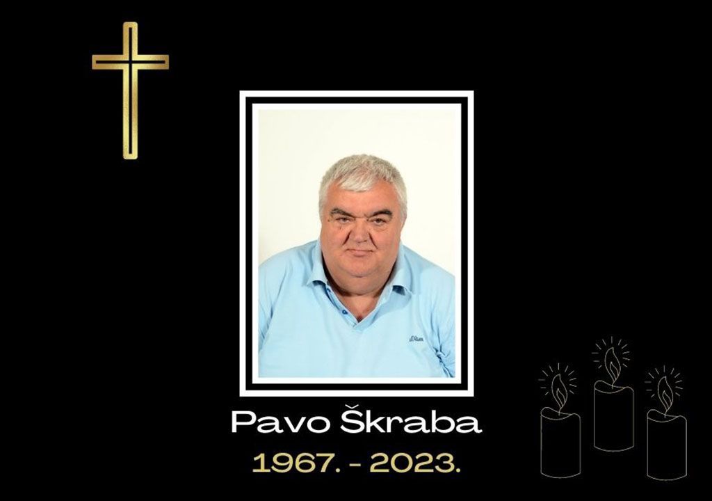 Preminuo Pavo Škraba, otac vlč. Marka