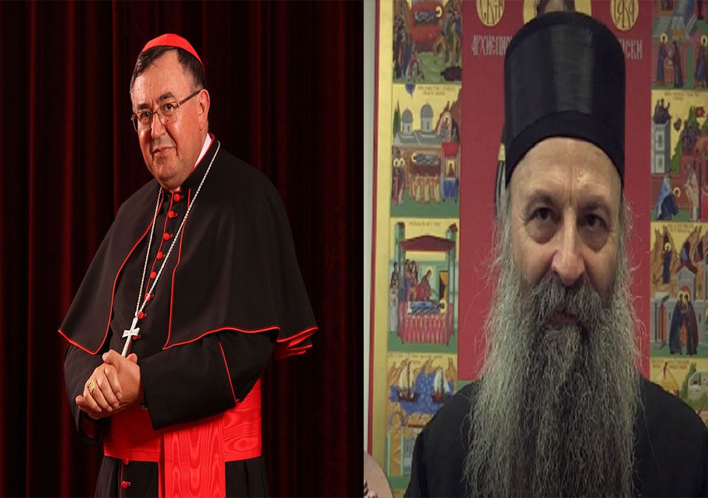 Čestitka kardinala Puljića patrijarhu Porfiriju