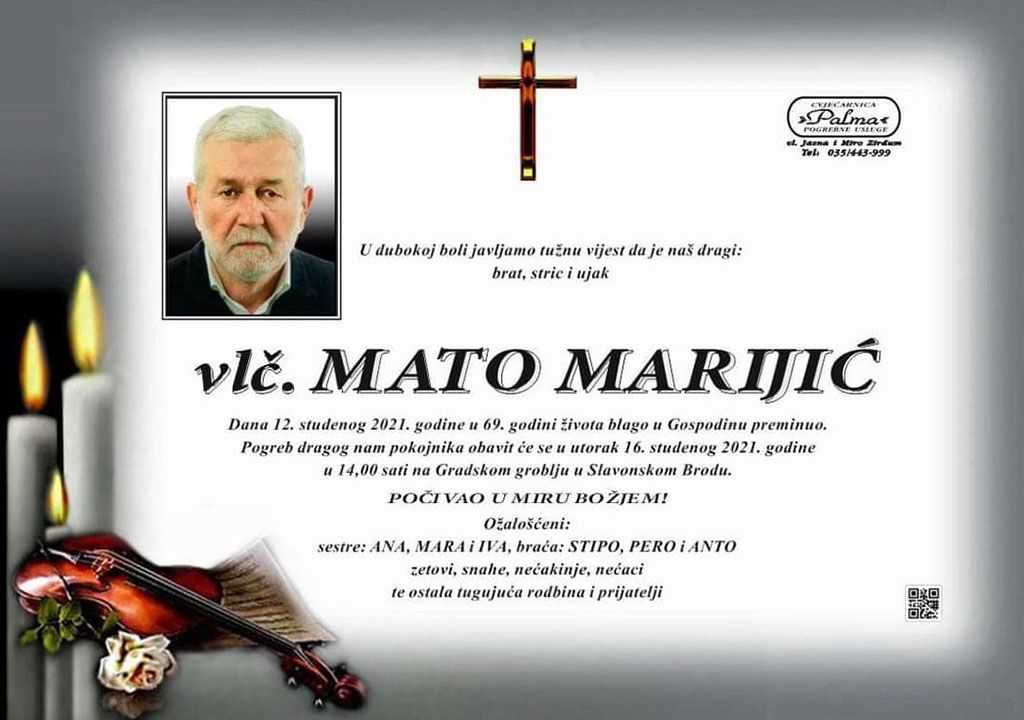 Preminuo vlč. Mato Marijić